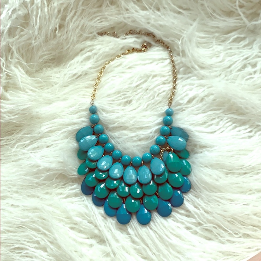 Francesca’s turquoise waterfall necklace